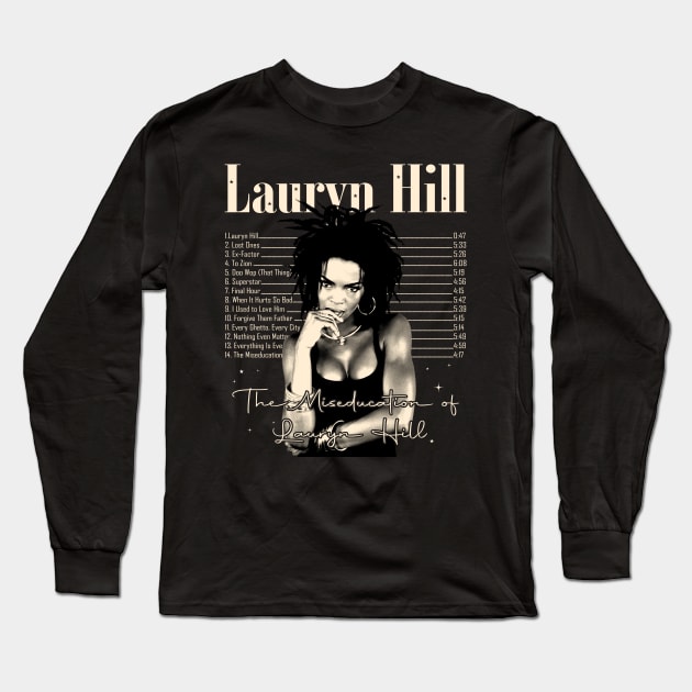 Lauryn Hill Fugees The Famous Vintage Retro Rock Rap Hiphop Long Sleeve T-Shirt by beckhamwarren